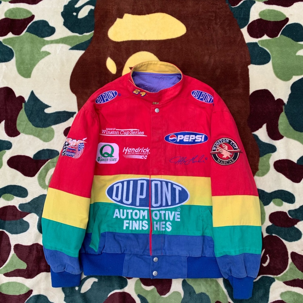 Jeff Hamilton Vintage NASCAR Jacket 🏁🏎💨